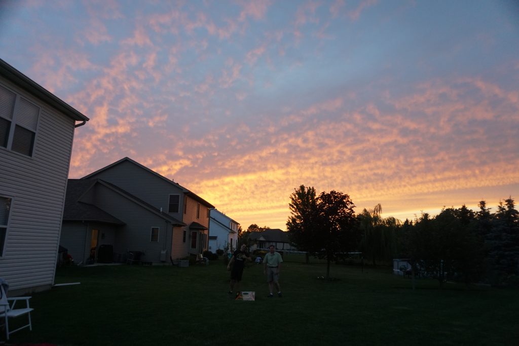 2017 Independence Day Sunset, Waterville, Ohio