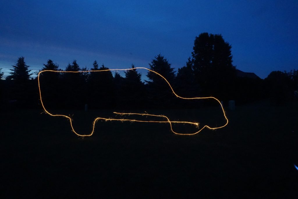 Firework Painting by Connor, Waterville, Ohio